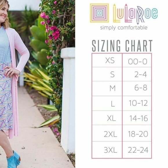 LuLaRoe Azure Skirt - Picture 4 of 7